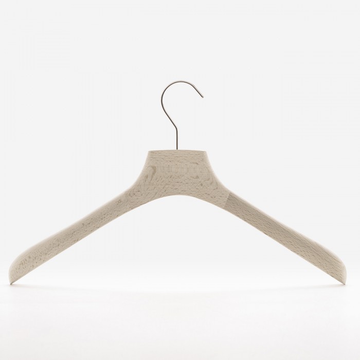 Wooden hangers for women's shirt in natural beech