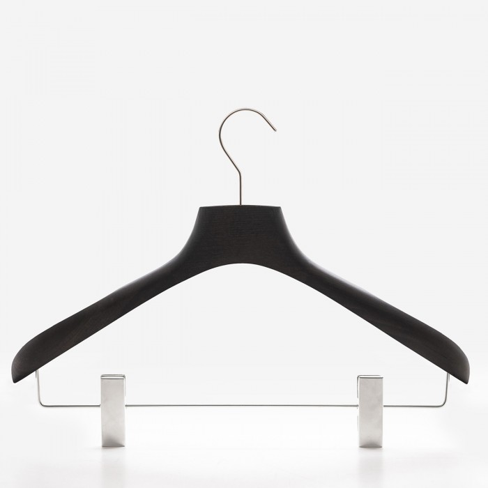Wooden hangers for women's trouser/skirt in wengé beech