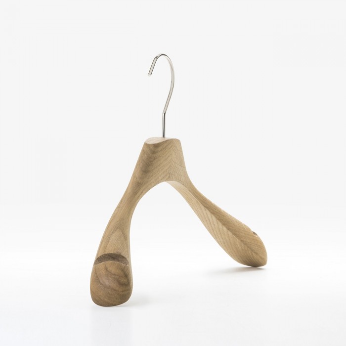 Grucce per abito donna in legno di rovere naturale 2