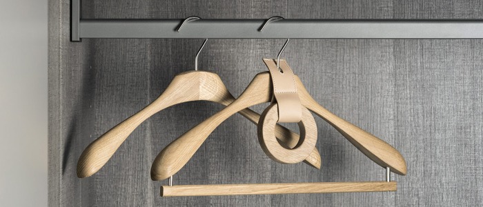 How to put in order the closet with Narciso hangers
